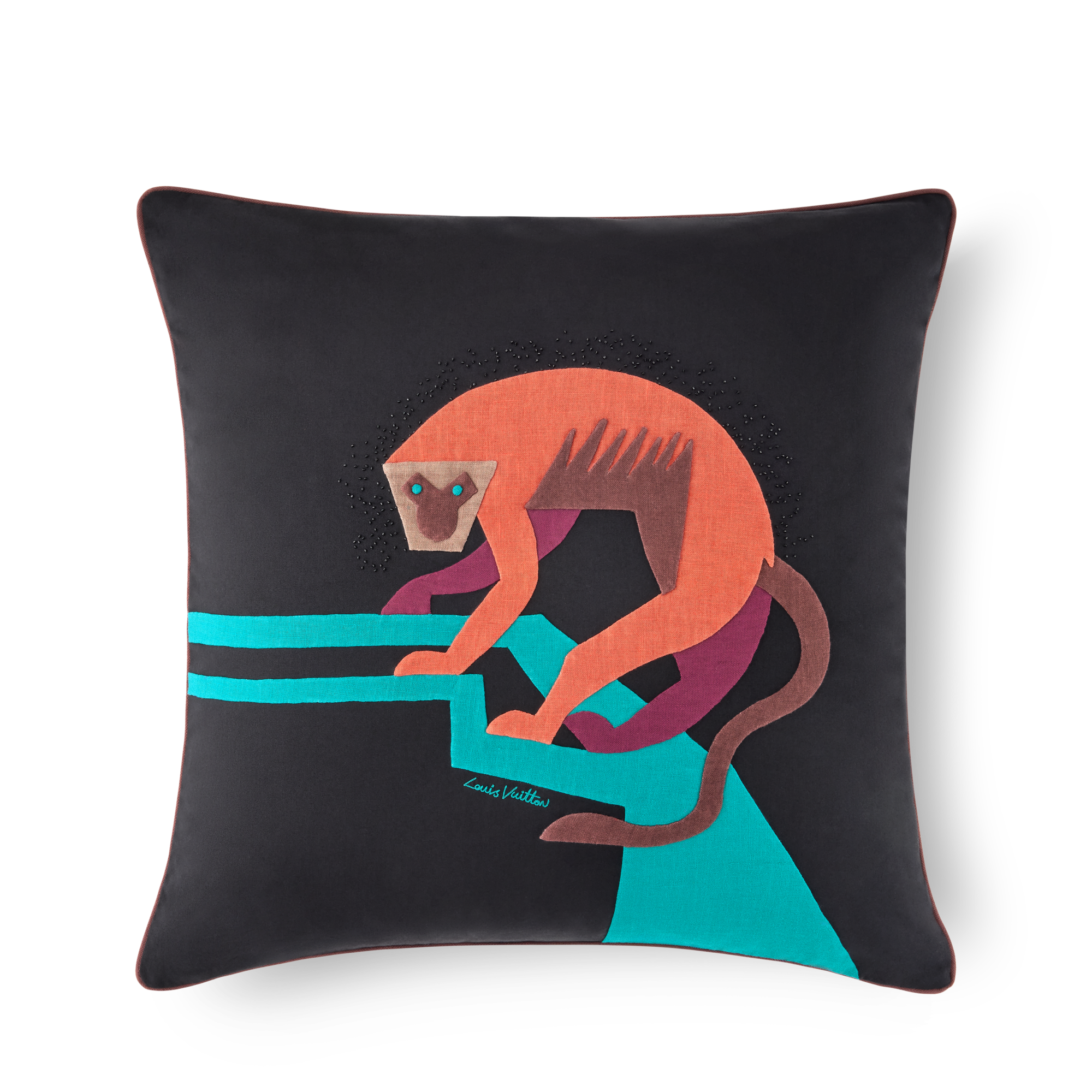 キャンパスアート！ルイヴィトン⭐︎ワンチャン Animali Fantastici Striped Fish Cushion ｜ルイ・ヴィトン 公式